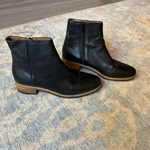 See by Chloe Black Leather Booties